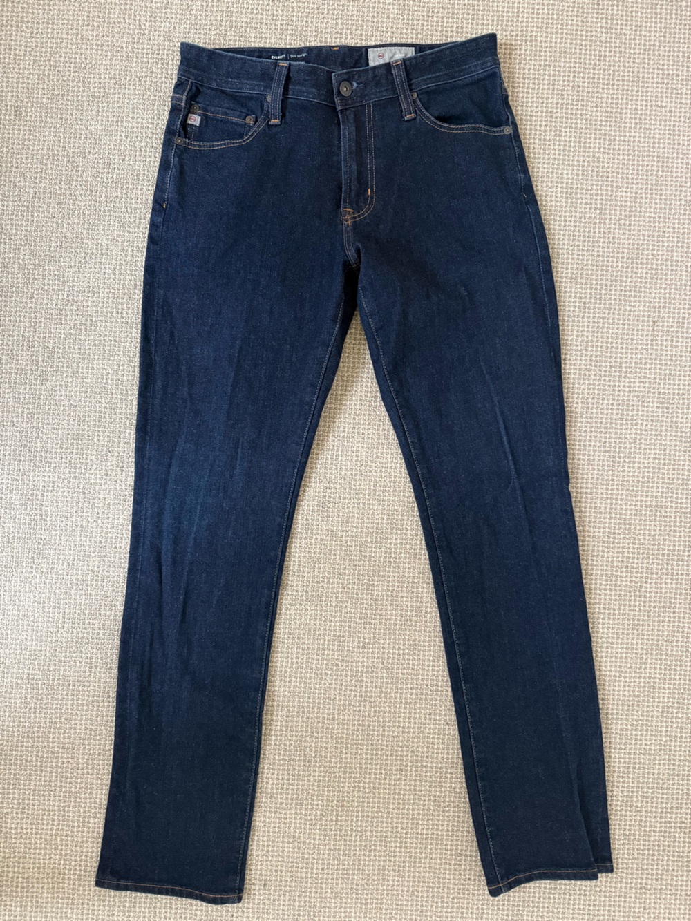 AG Jeans Everett Slim Straight Japanese Denim Men’s 30x32 Dark Wash